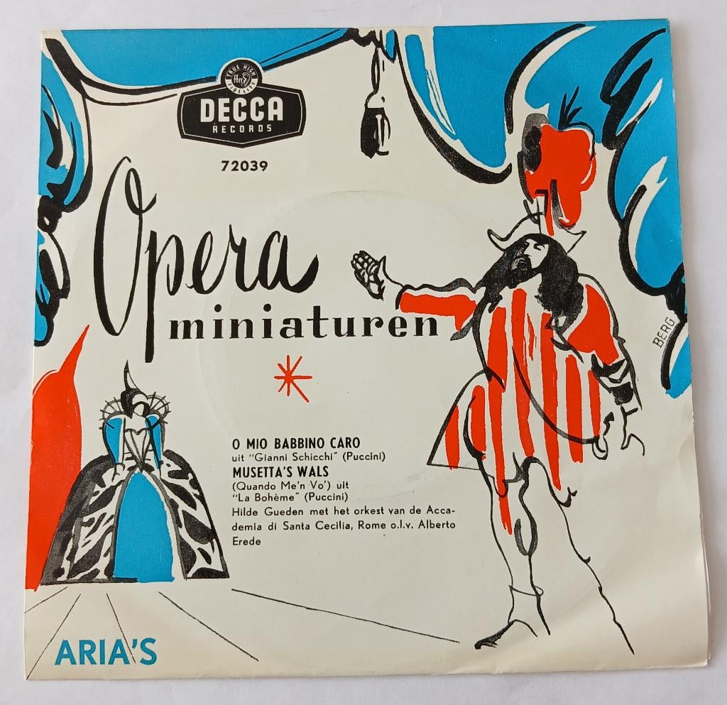 72039 - Opera miniaturen - Aria's, Cd's en Dvd's, Vinyl Singles, Ophalen of Verzenden, Gebruikt, Klassiek, Single