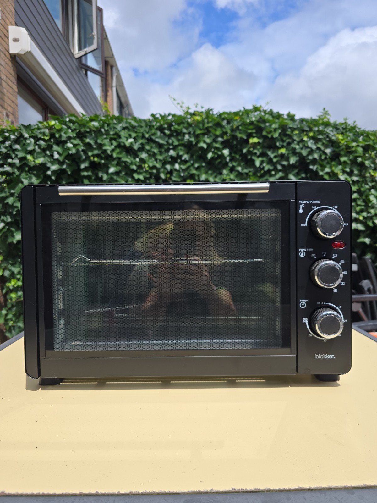Blokker Mini-oven BL-94002 - Zo goed als nieuw, Witgoed en Apparatuur, Ovens, Ophalen, Minder dan 45 cm, Minder dan 45 cm, Hete lucht
