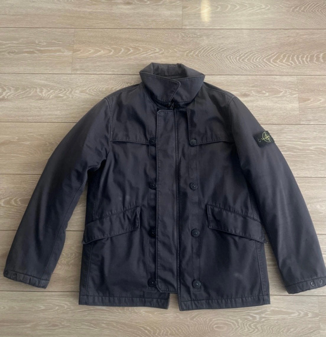 Stone Island Raso-R Windstopper Jas xxl vintage, Ophalen of Verzenden, Gedragen, Zwart