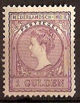 Ned-Indie NVPH nr 58 ongebruikt Koningin Wilhelmina 1906, Postzegels en Munten, Postzegels | Nederlands-Indië en Nieuw-Guinea