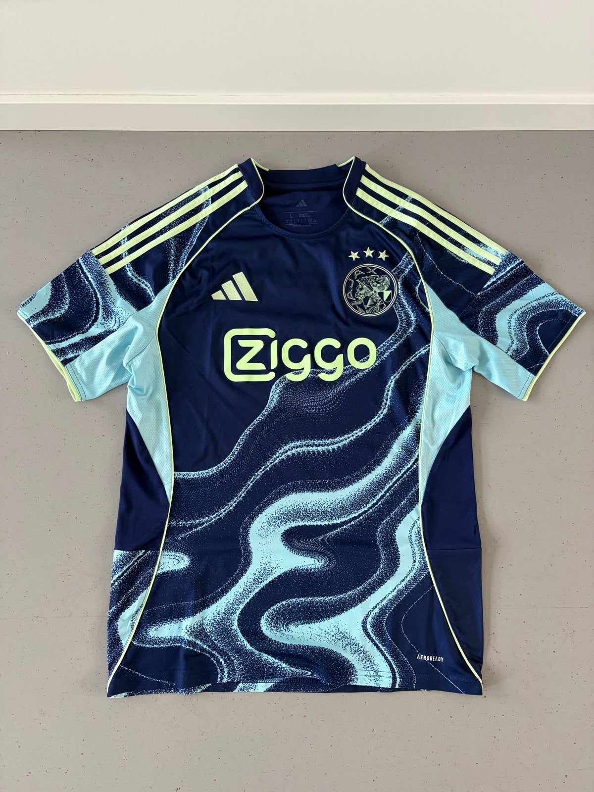 Ajax uitshirt 2022/2023 - Maat L, Ophalen of Verzenden, Zo goed als nieuw, Maat 52/54 (L), Blauw