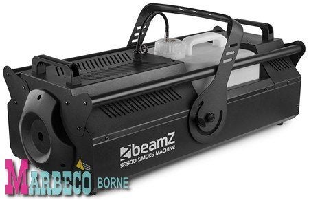 Rookmachine, Smoke machine, DMX, LED en Laser effect S3500, Rookmachine, Nieuw, Info@marbeco.nl, BeamZ