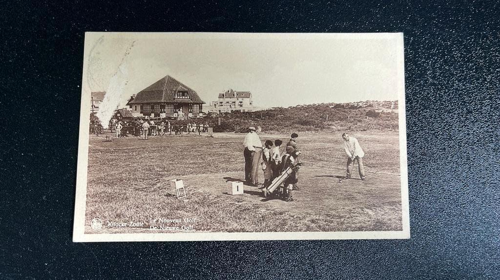 Knokke Zoute De Nieuwe Golf Club Royal, Ophalen of Verzenden, 1920 tot 1940, Gelopen, West-Vlaanderen