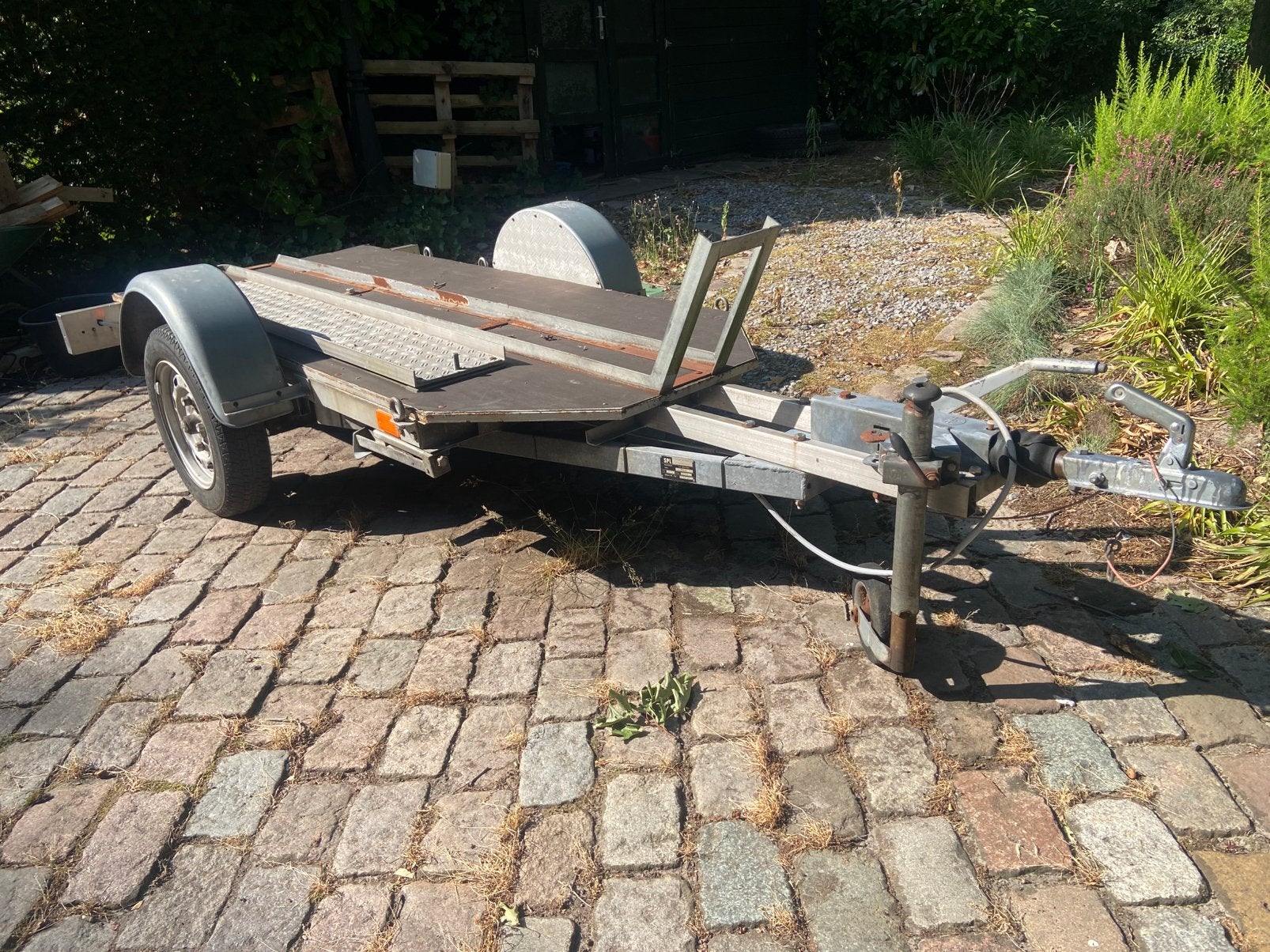 SPL La Boheme motortrailer – RVS lichtbak, Auto diversen, Aanhangers en Bagagewagens, Zo goed als nieuw, Ophalen
