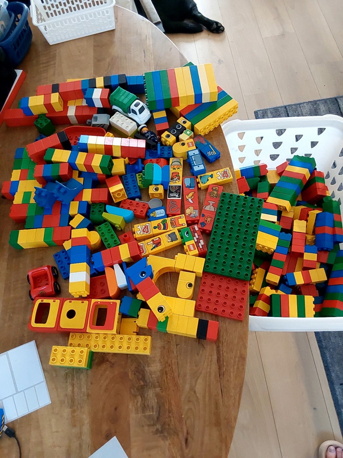 Grote partij oude Duplo blokken en poppetjes 6.2 Kilo, Ophalen, Gebruikt, Inclusief minifiguren, Duplo