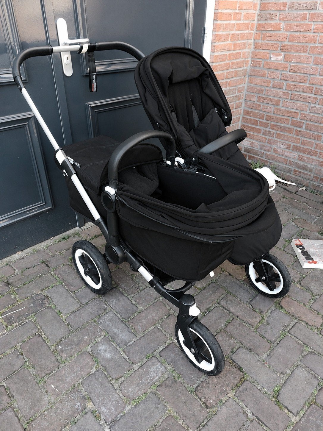 Bugaboo Donkey 2 Duo Combiwagen met accessoires, Ophalen, Gebruikt, Bugaboo, Combiwagen