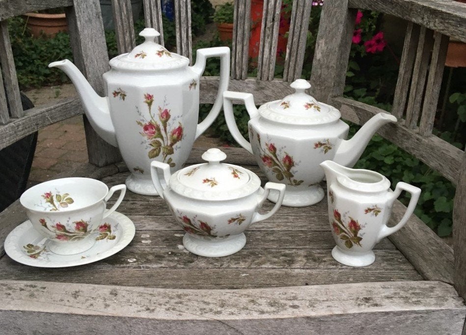 Servies koffie-/thee Rosenthal Maria Moosrose, Ophalen
