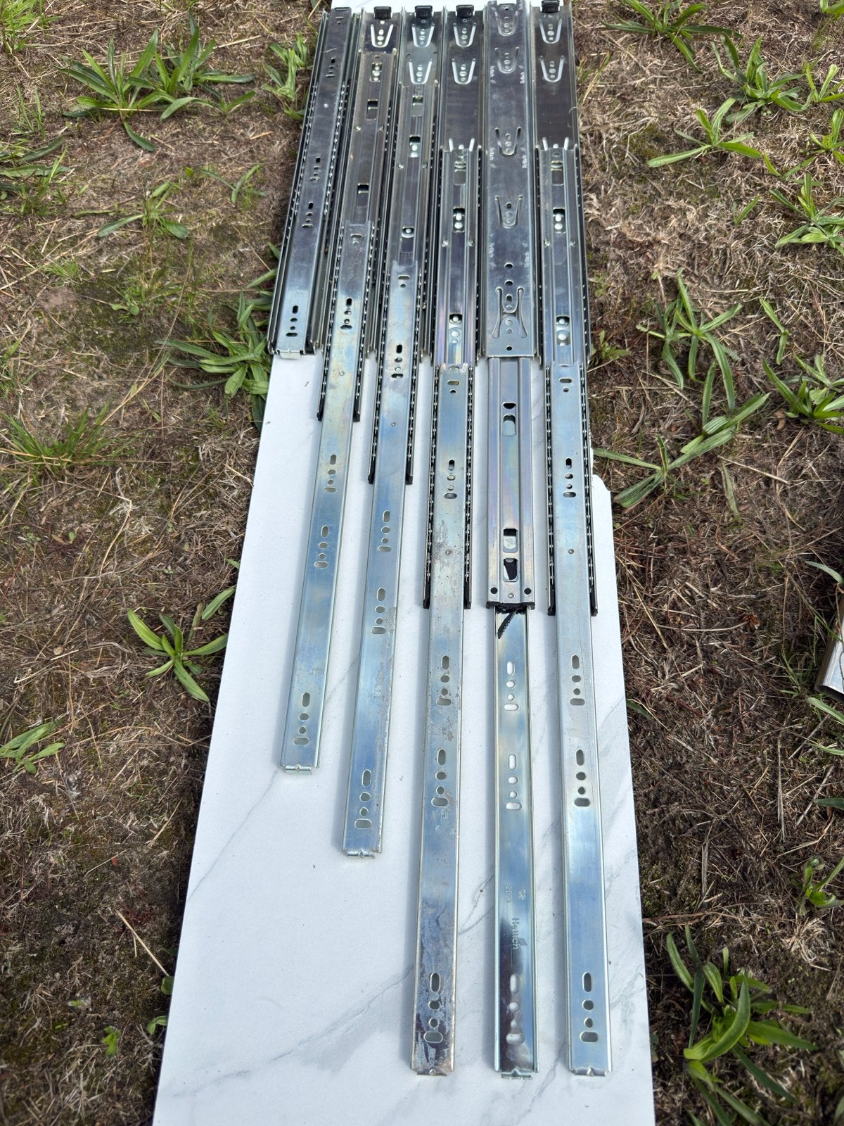Ladegeleiders 50-100cm uitschuifbaar - 6 stuks, Ophalen of Verzenden, Gebruikt