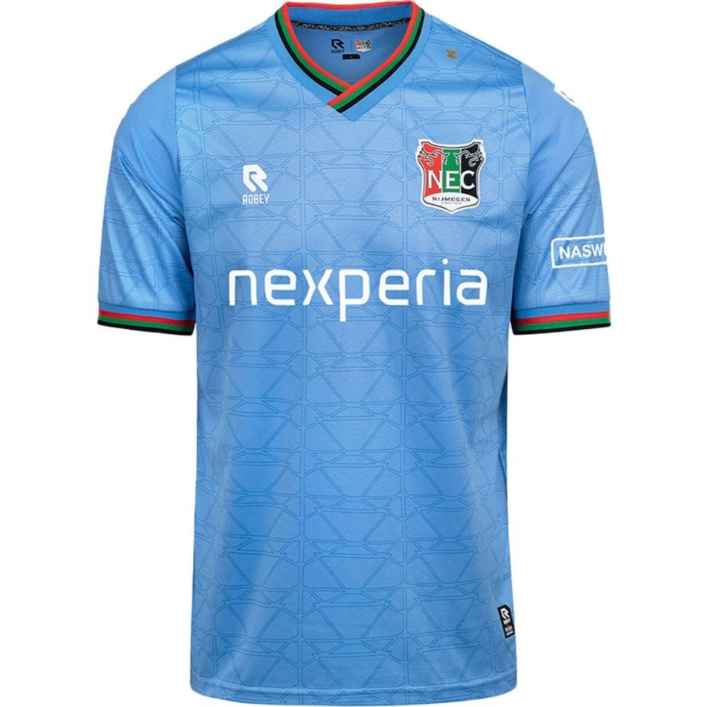 GEZOCHT NEC 2024-25 uitshirt lichtblauw maat L, Ophalen of Verzenden, Zo goed als nieuw, Shirt