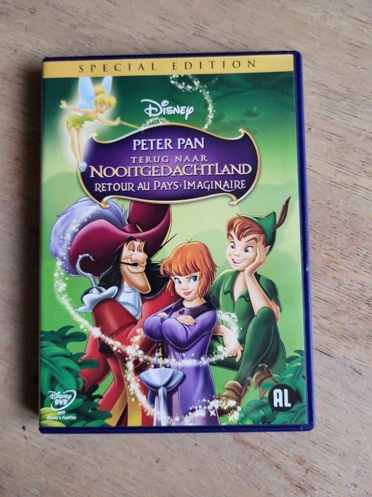 DVD Peter Pan terug naar nooitgedachtland - Disney, Cd's en Dvd's, Alle leeftijden, Ophalen of Verzenden, Zo goed als nieuw