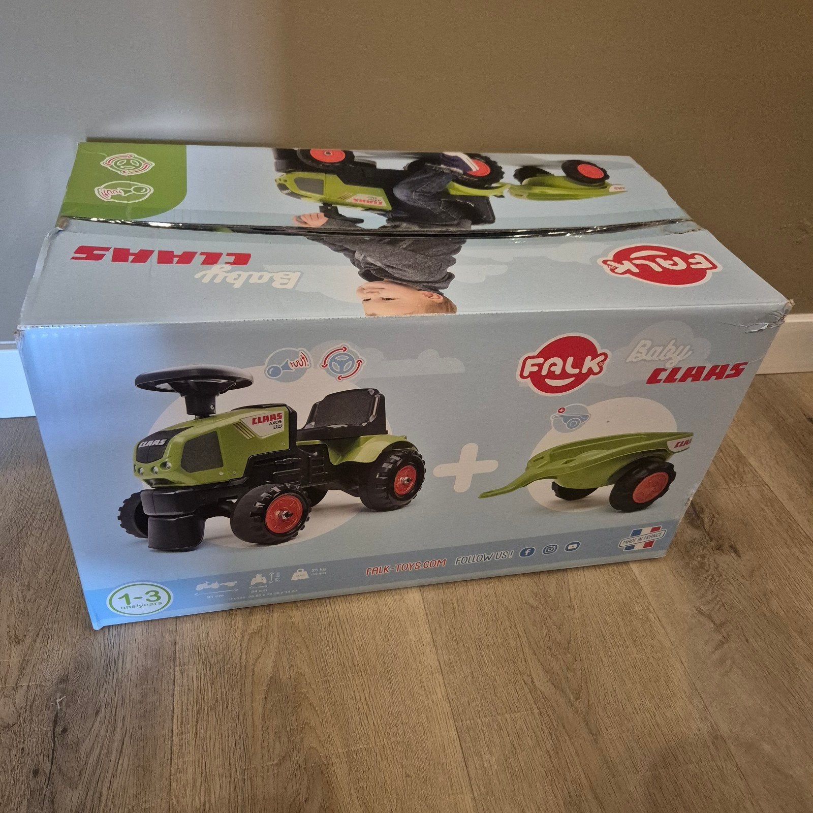Falk Claas looptractor + aanhanger NIEUW, Ophalen of Verzenden, Nieuw