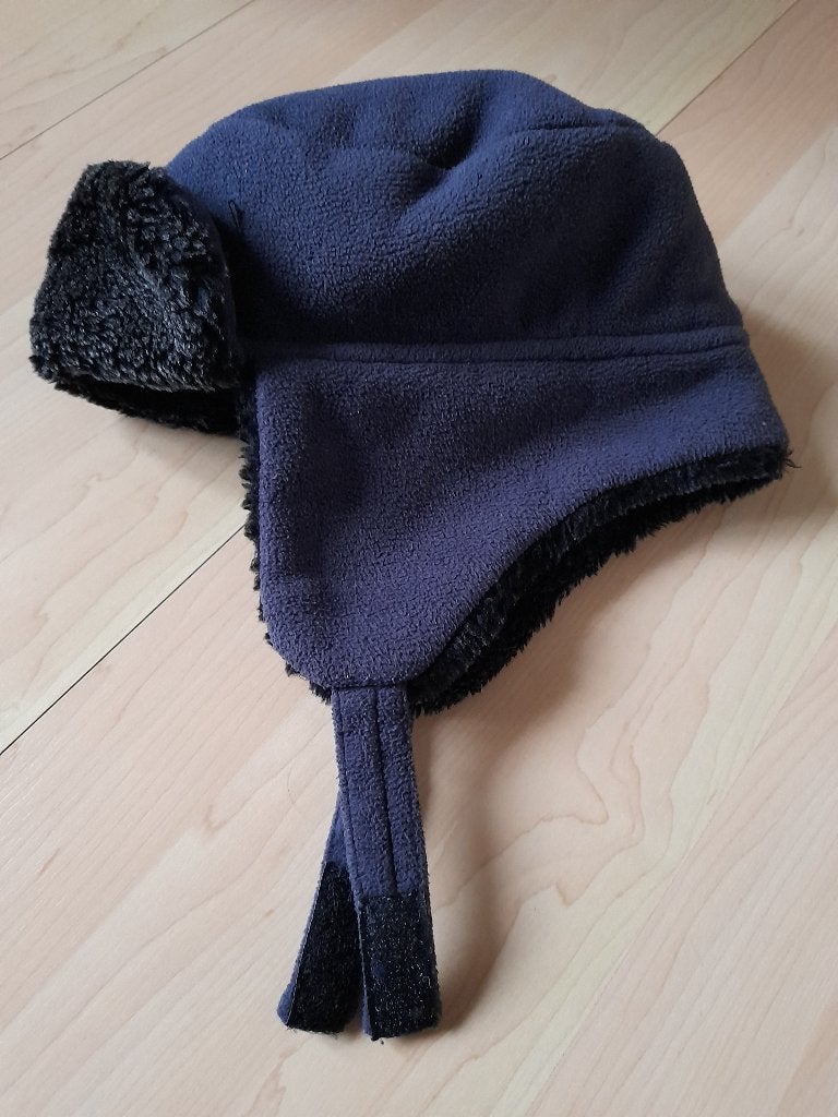 FLEECE MUTS MET OORFLAPPEN HEREN antraciet - Breznjev Maat L, Ophalen of Verzenden, Zo goed als nieuw