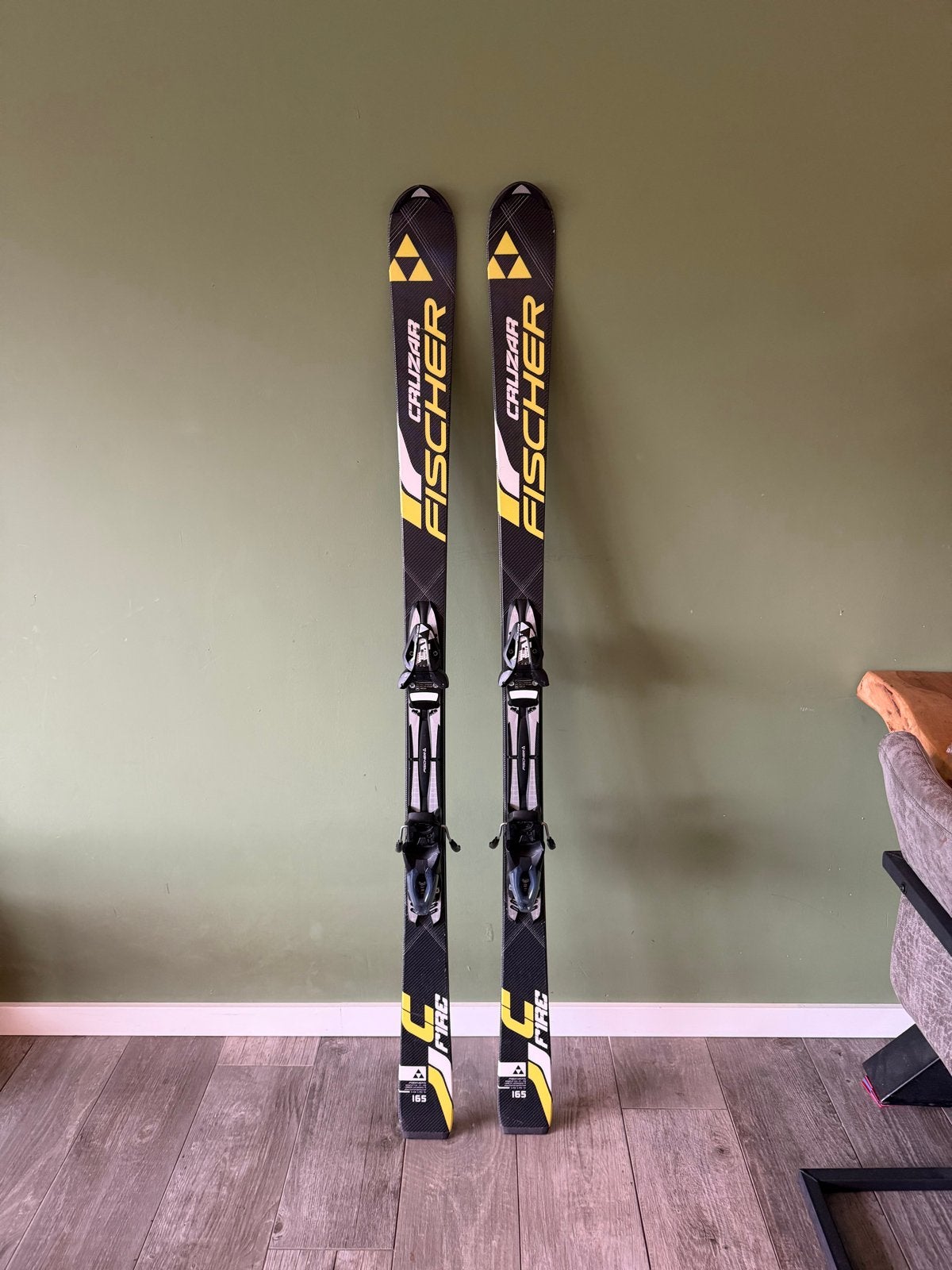 Fischer Cruzar ski's 165 cm met bindingen, 160 tot 180 cm, Ophalen of Verzenden, Skiën, Ski's