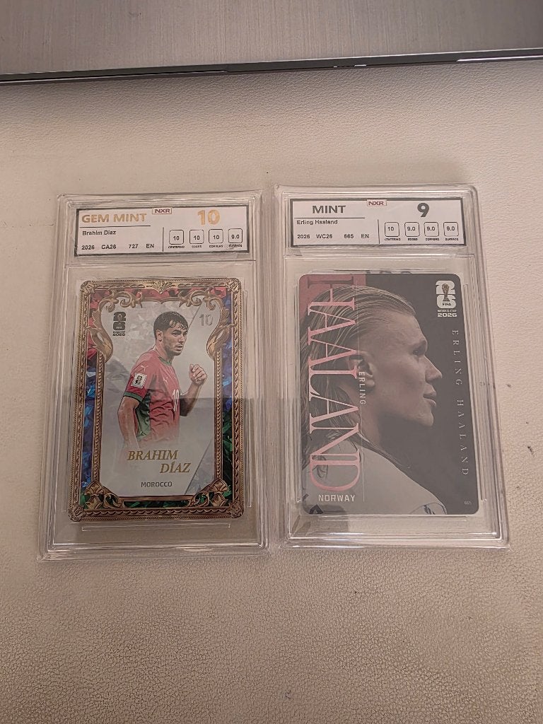 Fifa panini Haaland en brahim diaz slabs, Ophalen of Verzenden, Zo goed als nieuw