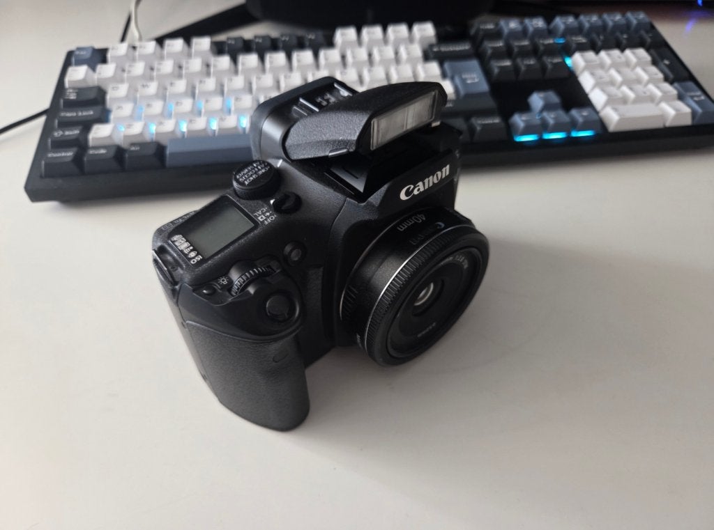 Canon EOS 30V / 7s eye control, praktisch nieuwstaat, Ophalen of Verzenden, Zo goed als nieuw, Spiegelreflex, Canon