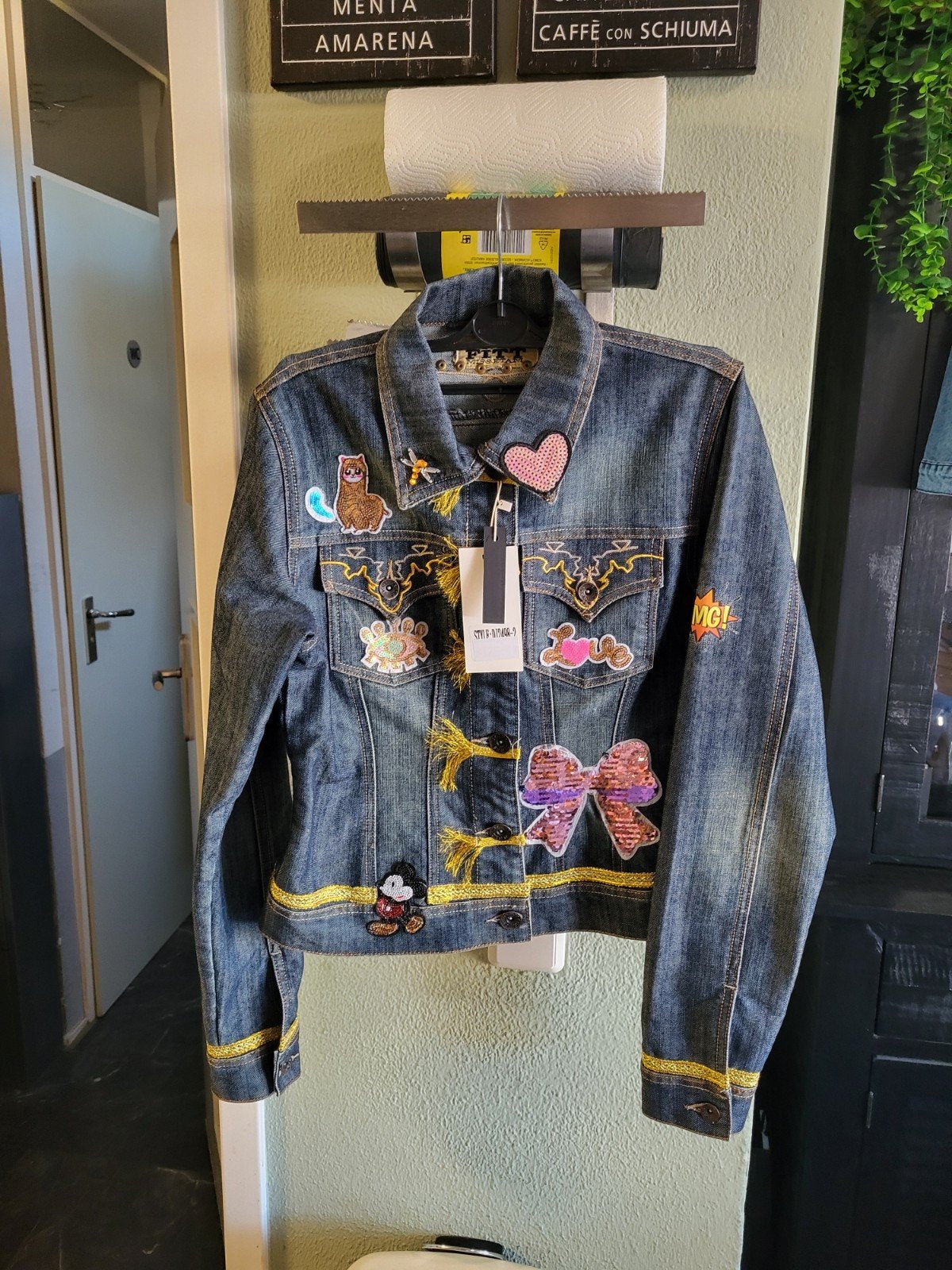 jeans /spijkerjasje, Ophalen, Zo goed als nieuw, Blauw