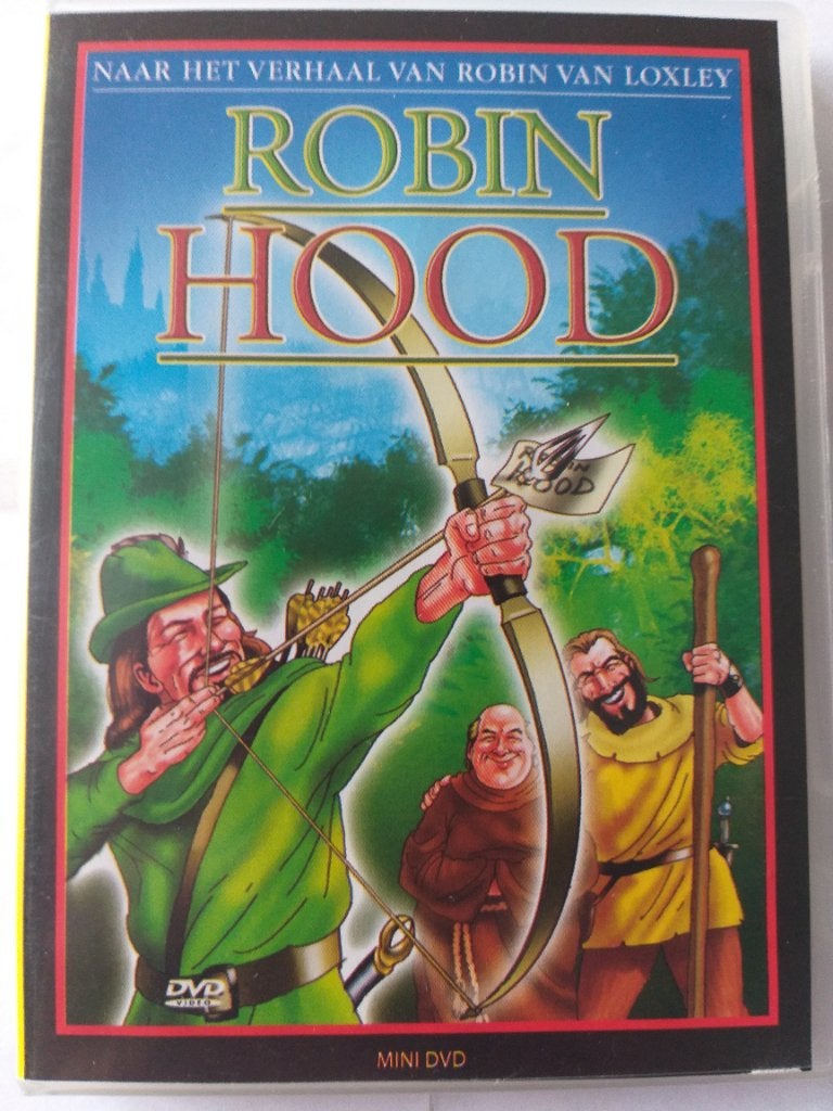 Robin Hood mini DVD tekenfilm nl gesproken, Avontuur, Alle leeftijden, Overige typen, Zo goed als nieuw