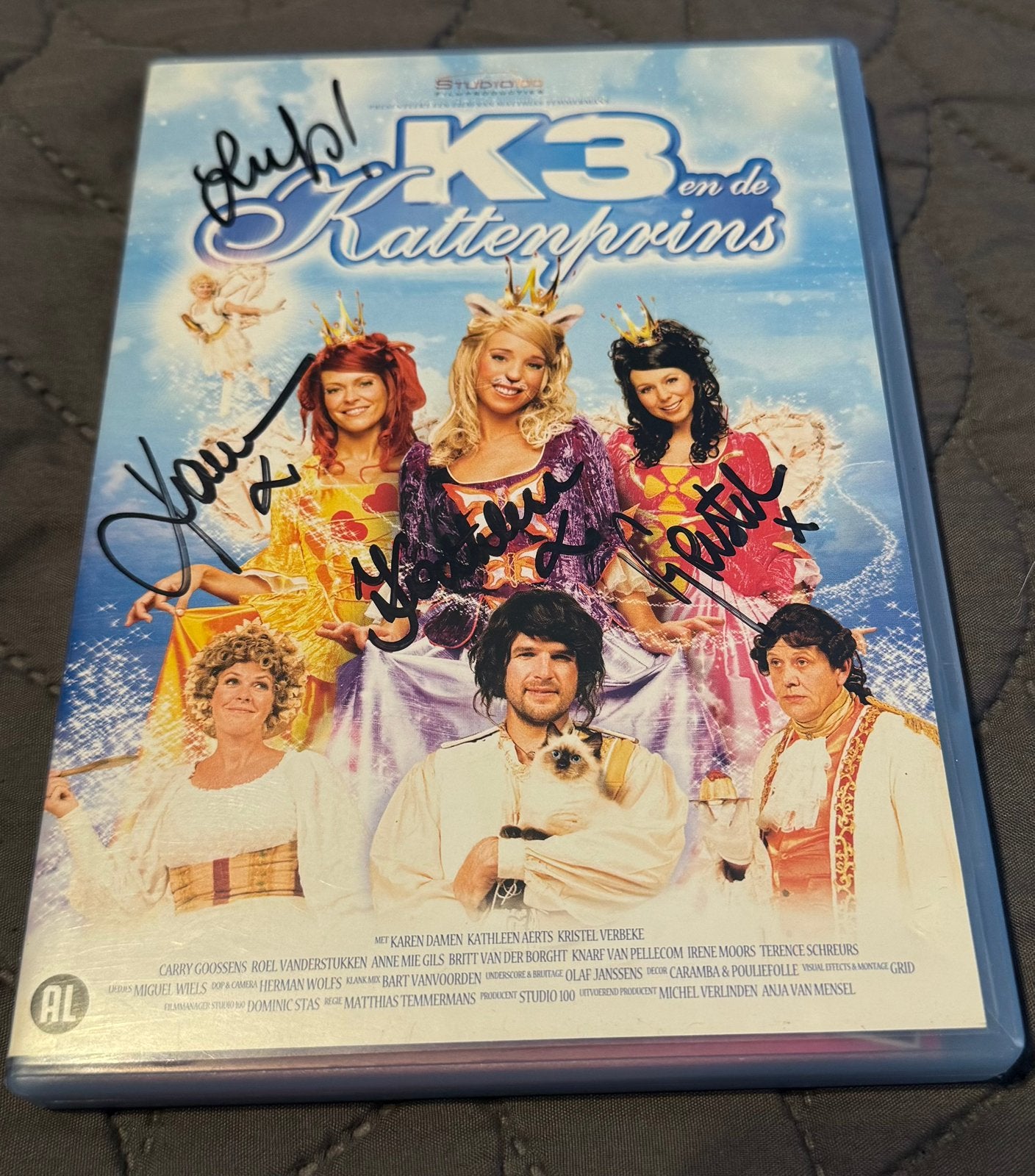 Originele handtekeningen van K3 originals, Ophalen of Verzenden, Zo goed als nieuw, Overige typen, Gesigneerd