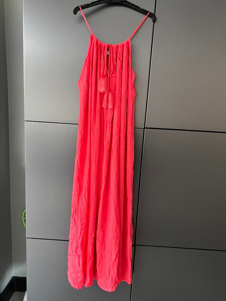 SILVIAN HEACH ZOMERS ORANJE MAXIJURK MAXI JURK MAAT M / L, Kleding | Dames, Maat 38/40 (M), Oranje, Ophalen of Verzenden, Zo goed als nieuw