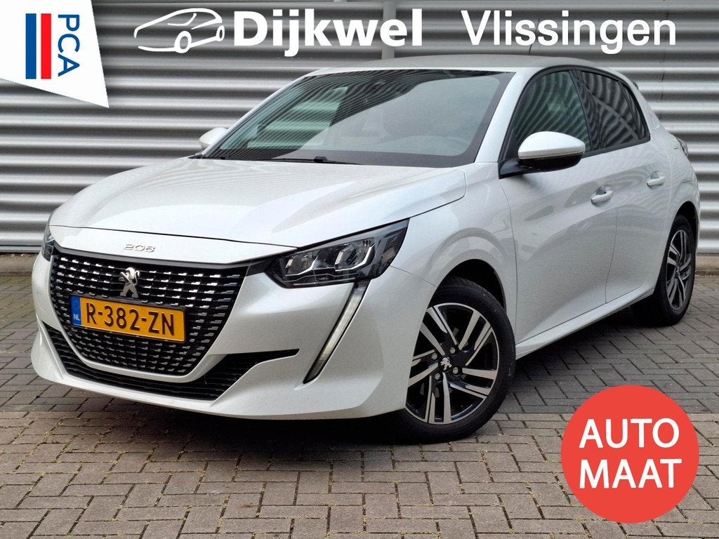 Peugeot 208 1.2 Allure Pack EAT8 Automaat Clima/Cam/LMV, 12 maanden, 101 pk, Gebruikt, Euro 6