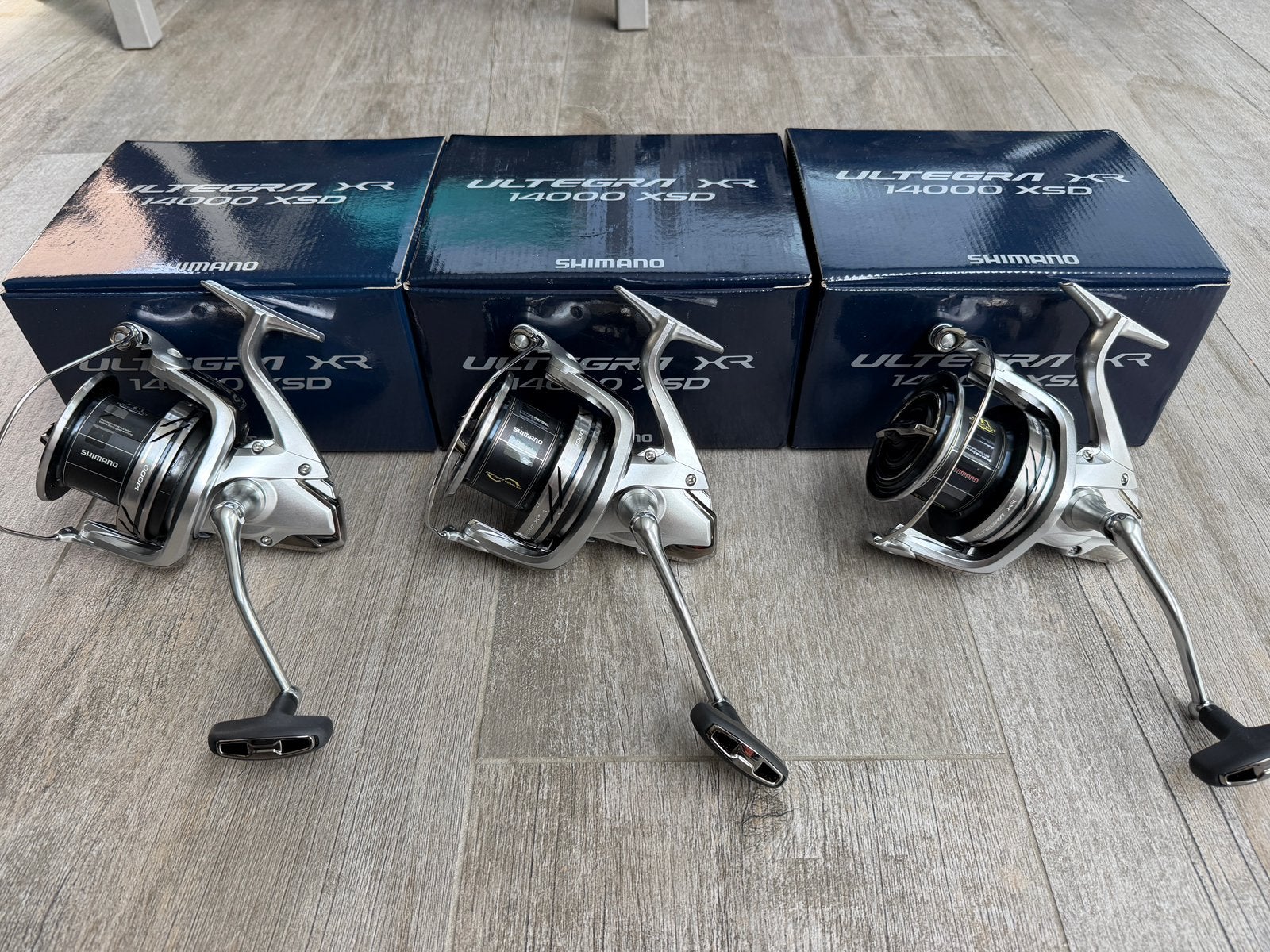3 x shimano ultegra xr xsd 14000, Watersport en Boten, Ophalen of Verzenden, Zo goed als nieuw, Molen