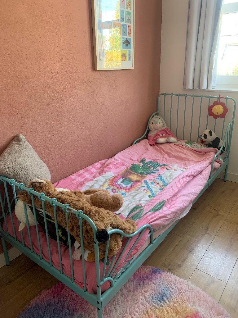 IKEA meegroeibed, Ophalen, Gebruikt, Lattenbodem, Minder dan 70 cm