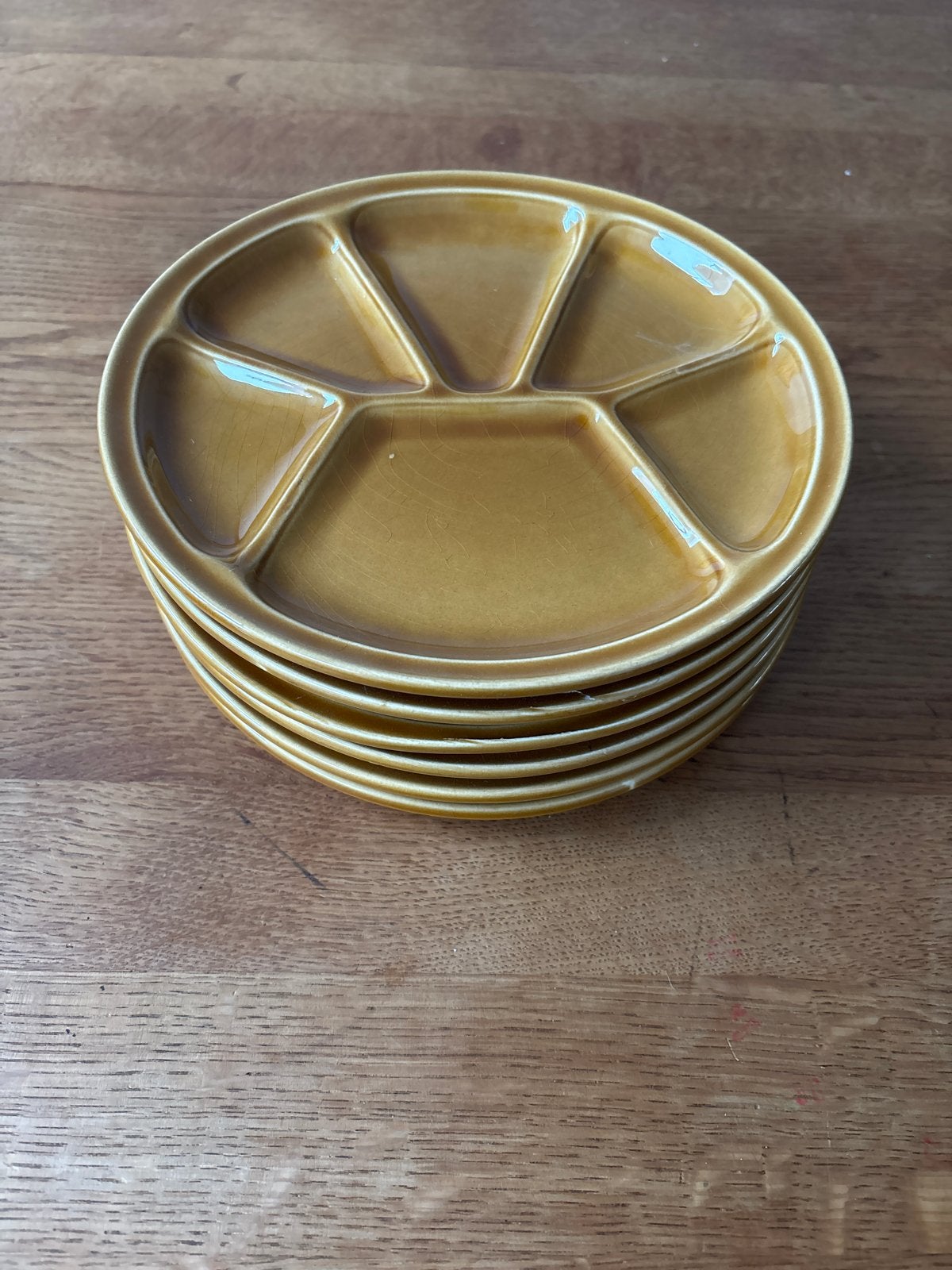 Vintage Gien France Tapas gourmet fondue 6 Stuks, Ophalen of Verzenden