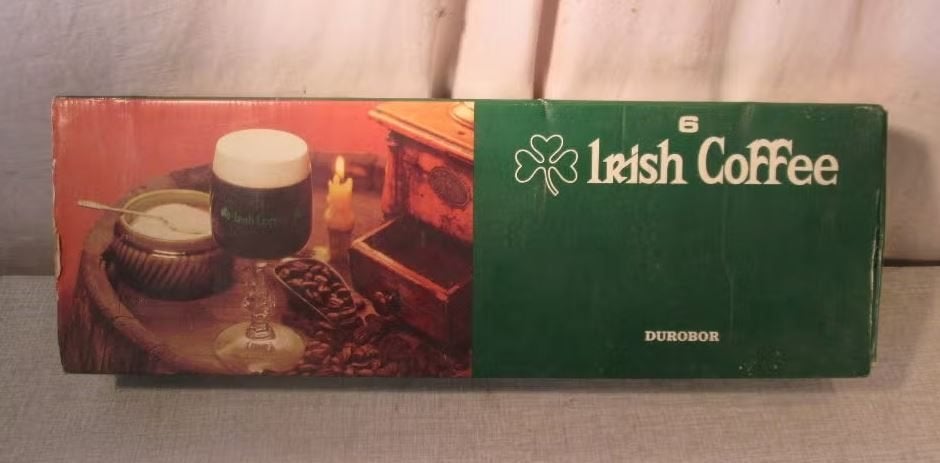6 Originele Irish Coffee Glazen in de verpakking, Huis en Inrichting, Glas of Glazen, Nieuw, Ophalen of Verzenden, Glas