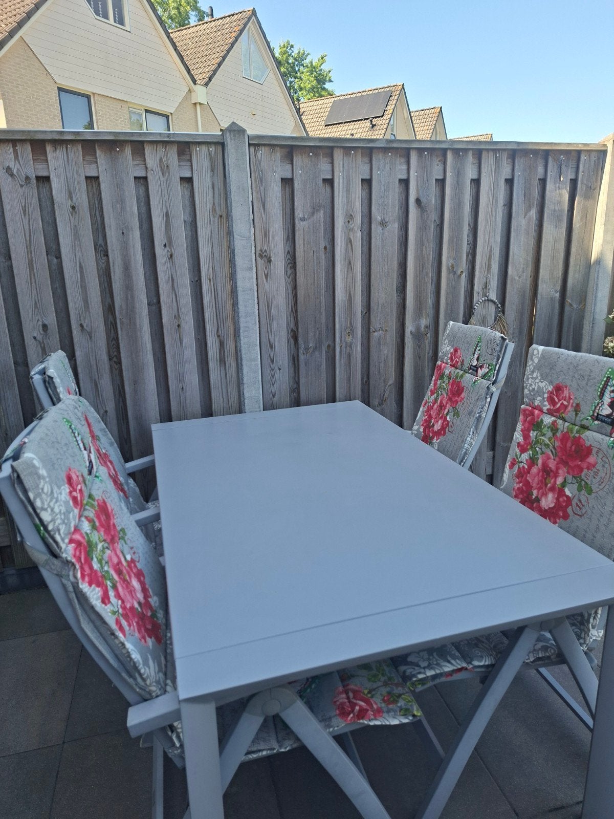 Zaragetti Tuinset 4 Personen met Madison Kussens, Ophalen, 4 zitplaatsen, Aluminium, Zo goed als nieuw