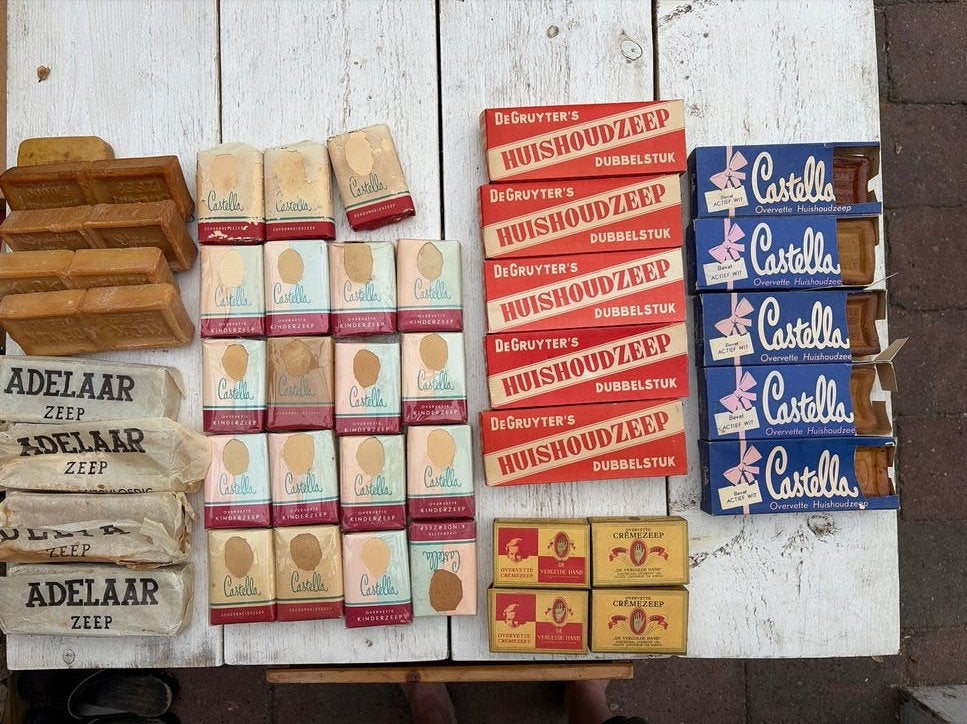 Vintage Zeepcollectie: De Gruyter's, Castella, De Vergulde H, Ophalen, Gebruikt