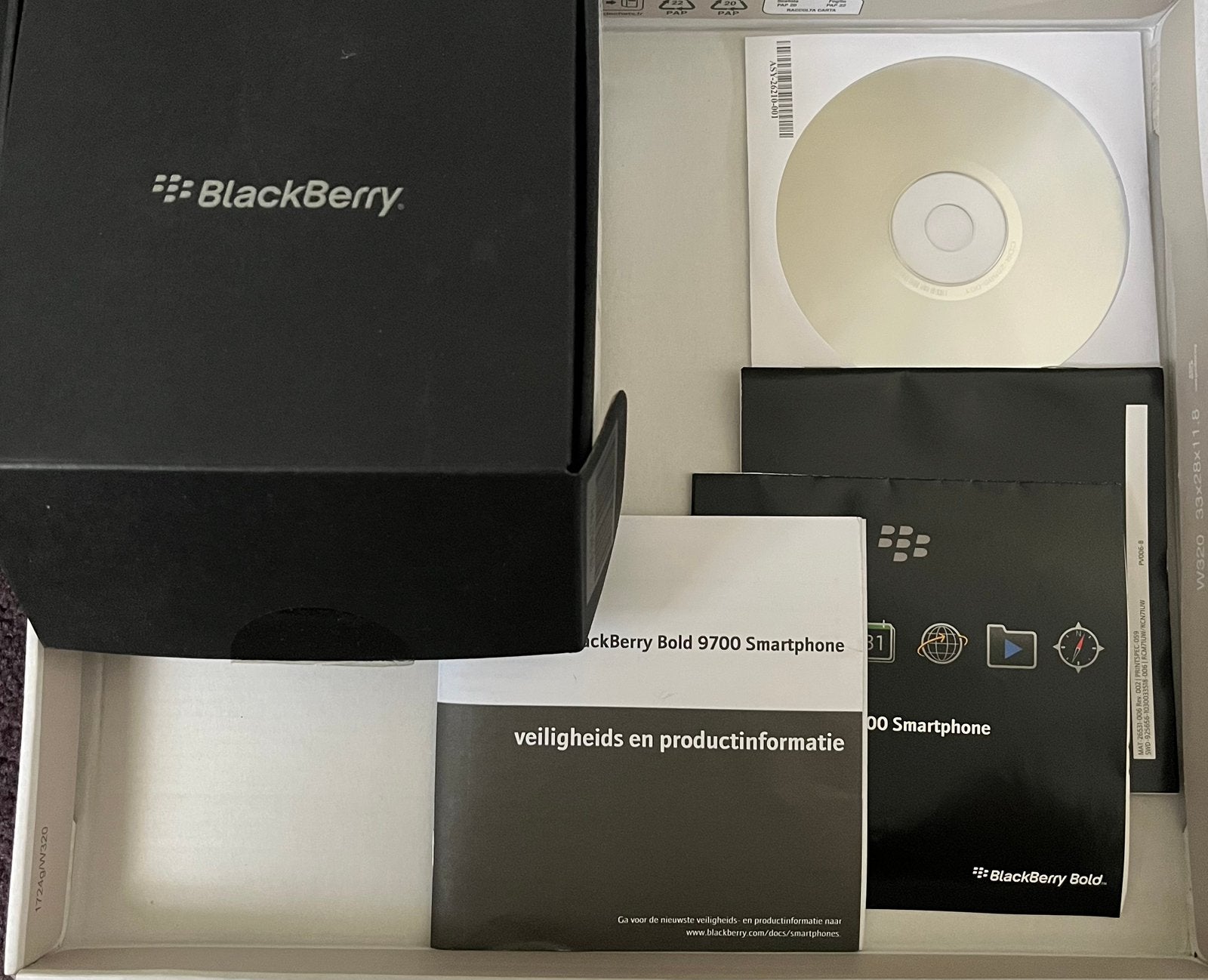 Blackberry bold 9700, Telecommunicatie, Mobiele telefoons | Blackberry, Gebruikt, Verzenden, Zwart, Minder dan 3 megapixel