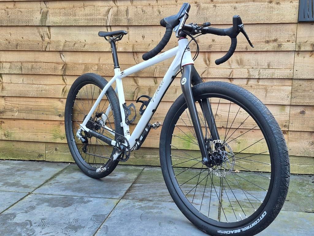 Wikkit Q Bomb Gravelbike/Beachracer - Maat L, Fietsen en Brommers, Gebruikt, Carbon, 10 tot 15 versnellingen, Ophalen