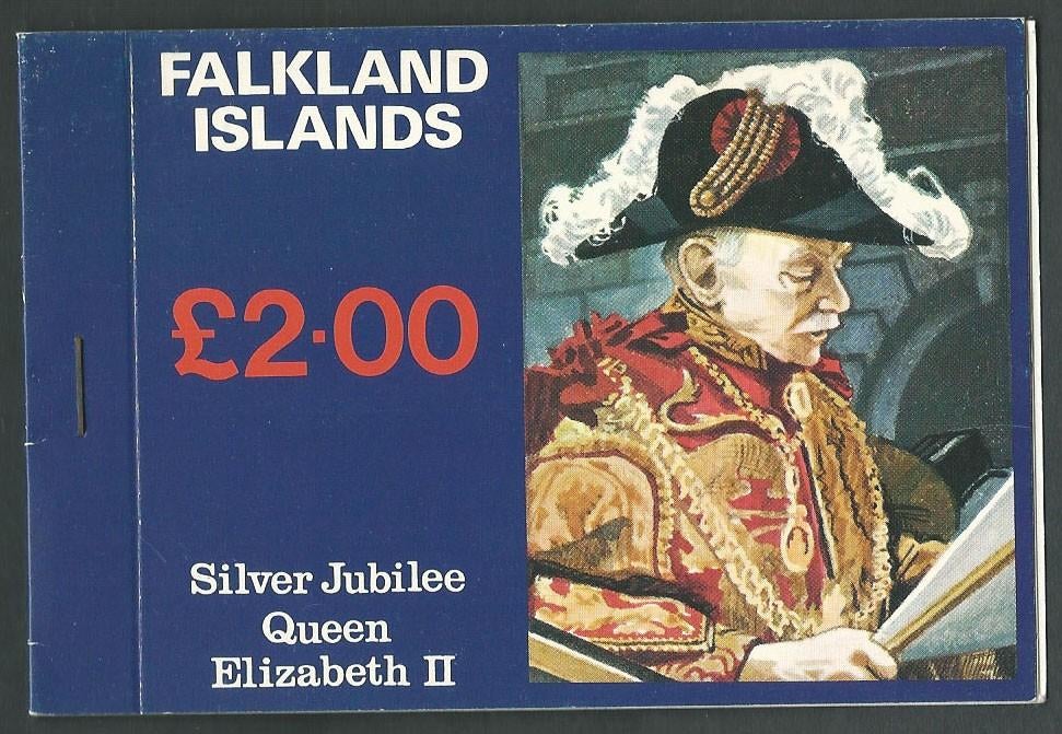 FALKLANDS 1977 Silver Jubilee postzegelboekje, Postfris., Verzenden, Postfris, Koningshuis