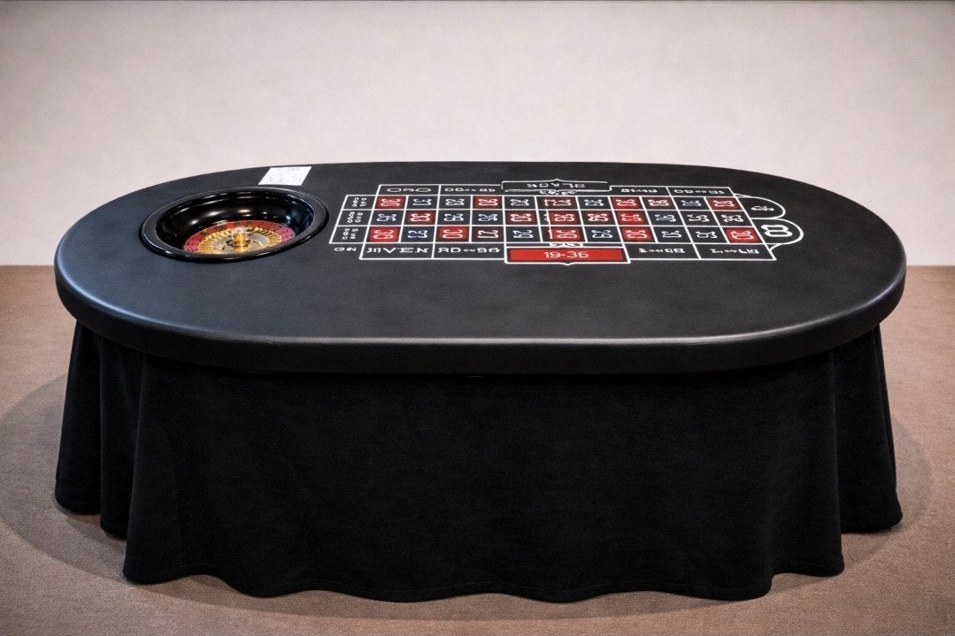te huur Casino tafel Roulette tafel blackjack tafel en meer, Ophalen