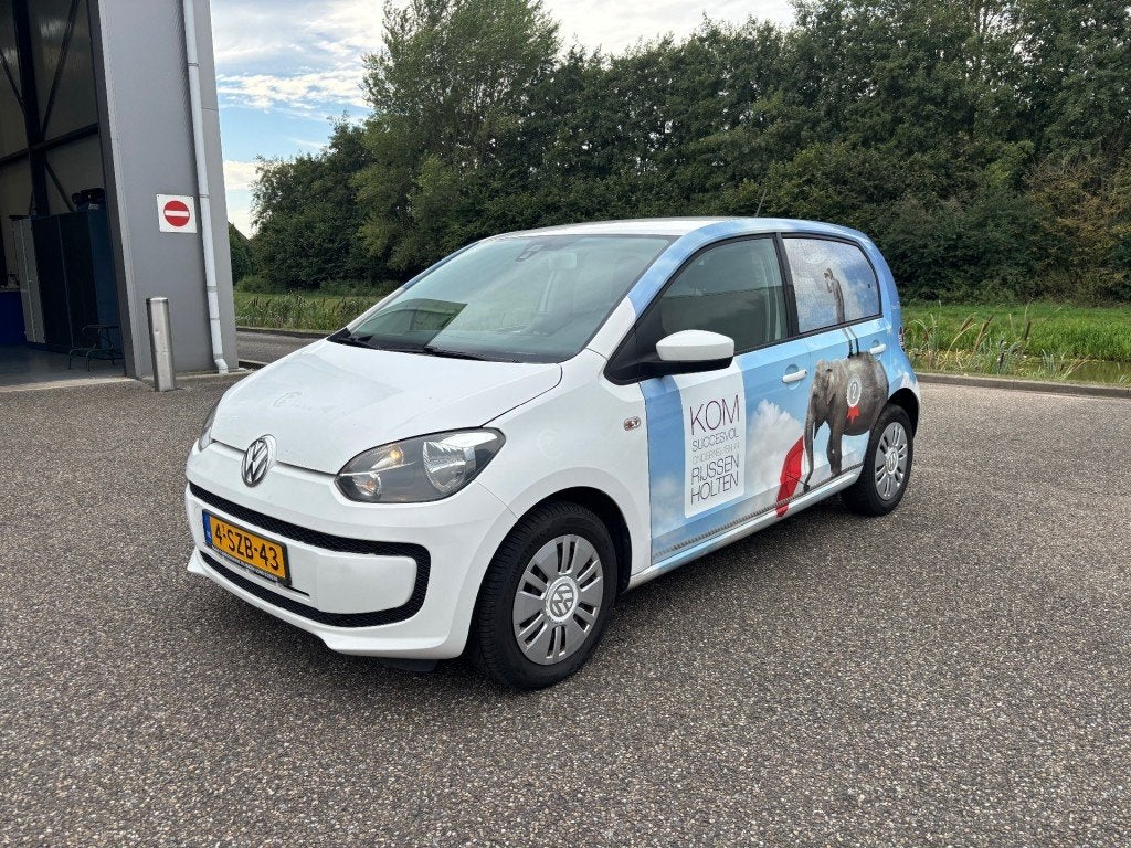 Volkswagen UP 1.0 68PK 5-Deurs Ecofuel CNG 2014 Wit, Auto's, Voorwielaandrijving, Euro 5, Up!, CNG (Aardgas)