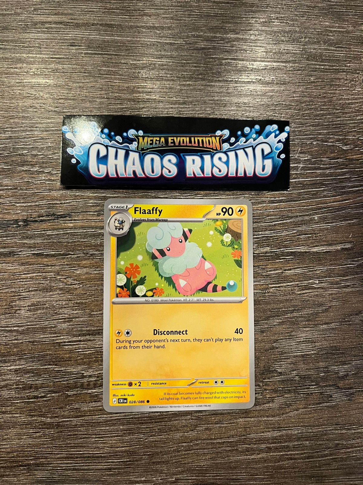 Flaaffy CRI 028/086, Ophalen of Verzenden, Zo goed als nieuw