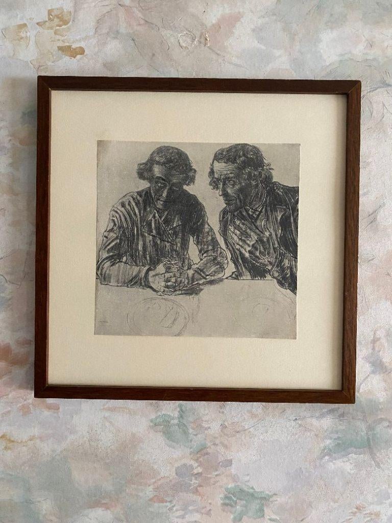 Oude  Prent    Jan  Toorop  .  1915, Antiek en Kunst, Kunst | Litho's en Zeefdrukken, Ophalen of Verzenden