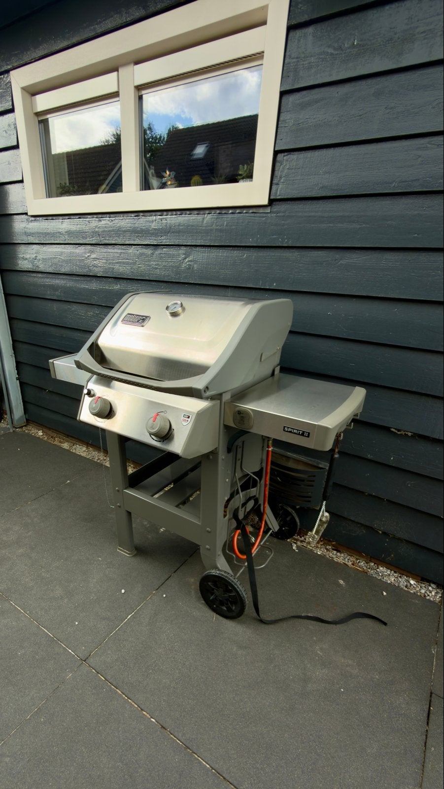 Weber Spirit II E-210 GBS gasbarbecue met gasfles (gebruikt), Tuin en Terras, Ophalen, Gebruikt