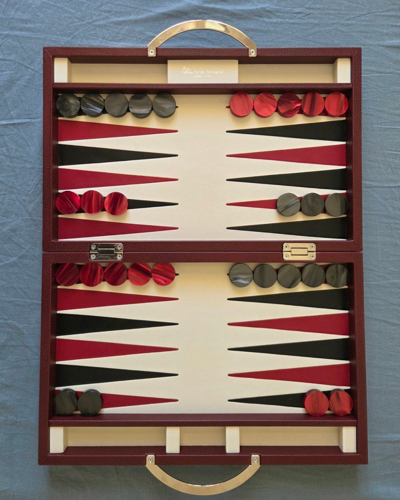 Backgammon Renzo Romagnoli italy, Ophalen of Verzenden