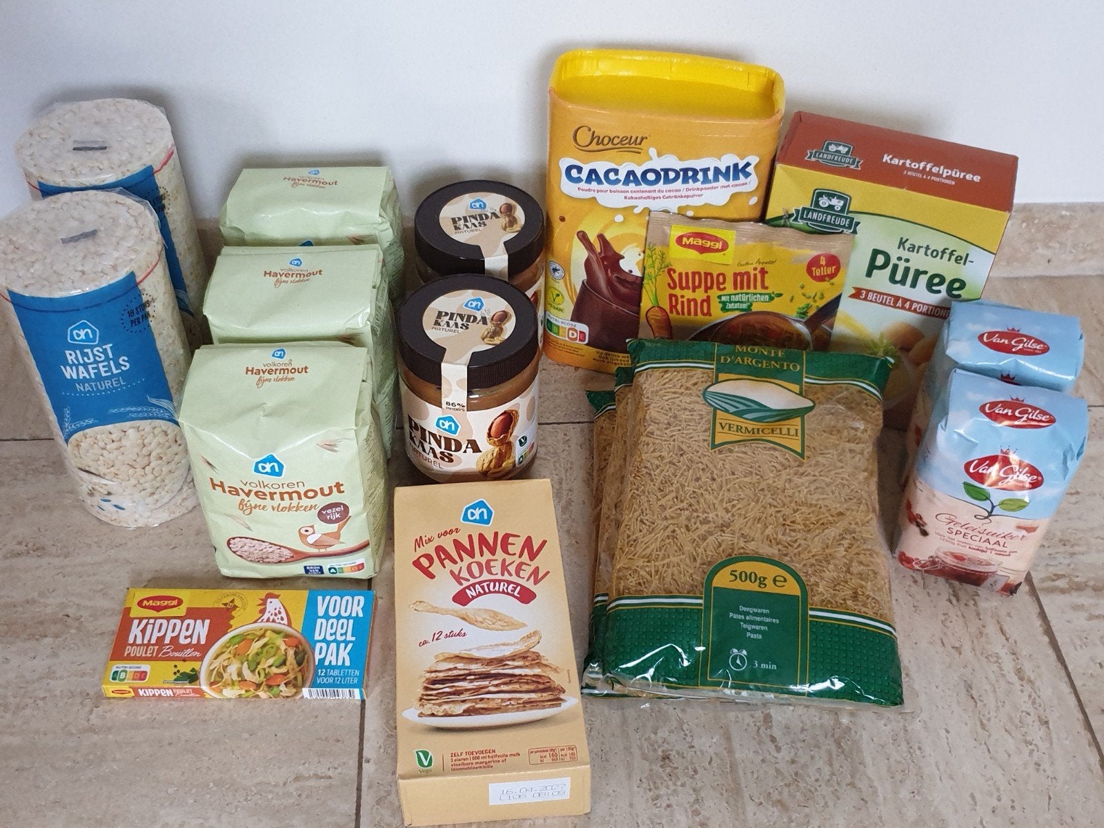 Levensmiddelen pakket!, Ophalen of Verzenden