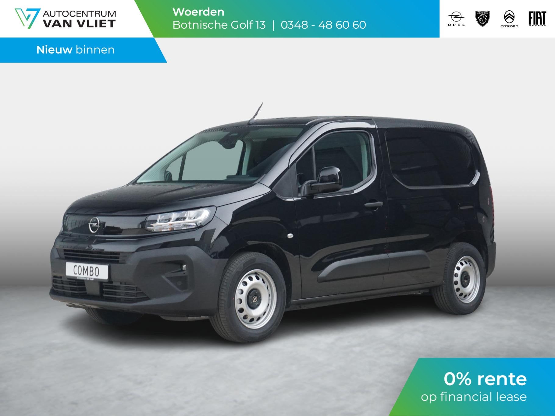 Opel Combo Electric L1 50kWh | 0% rente | camera | Apple Car, Auto's, Bestelauto's, Met garantie (alle), Zwart, Origineel Nederlands