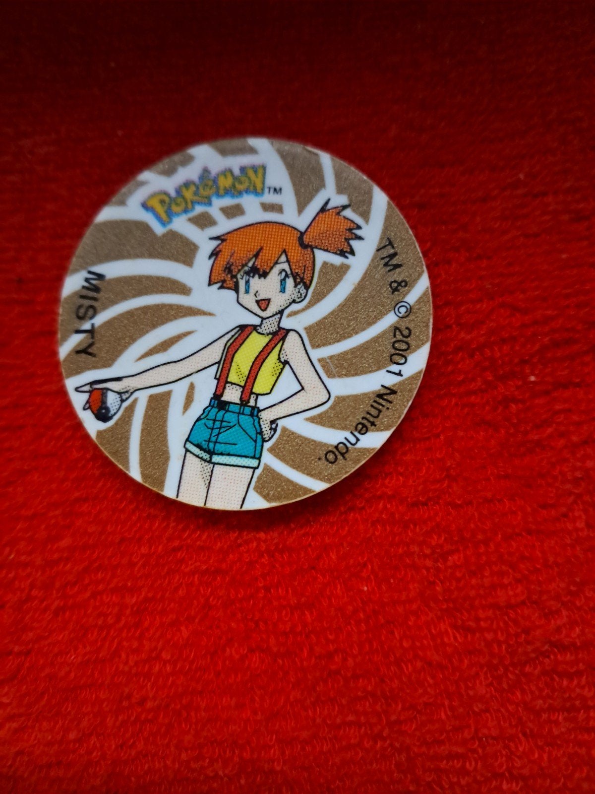 Pokemon SLAMMER flippo van Misty., Ophalen of Verzenden, Losse flippo's