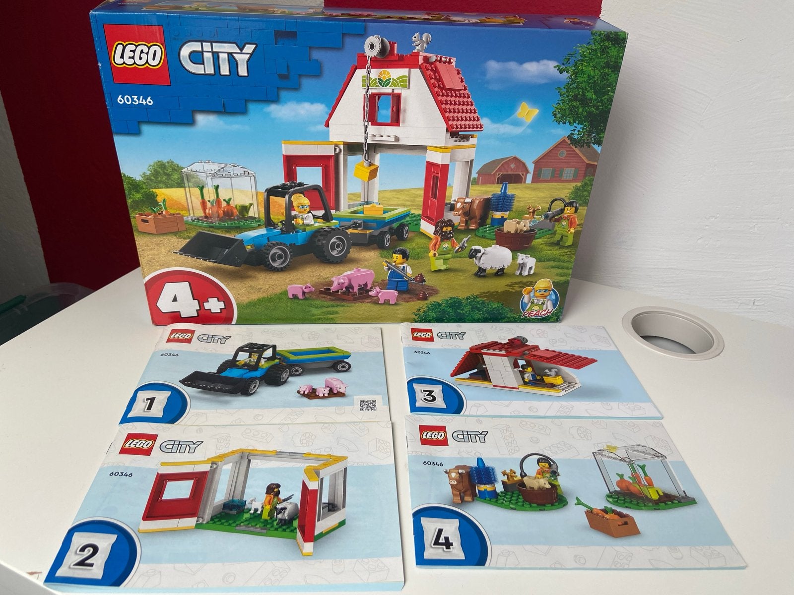 Lego City 60346 Boerderij met dieren en tractor, City, Lego, Ophalen of Verzenden, Zo goed als nieuw
