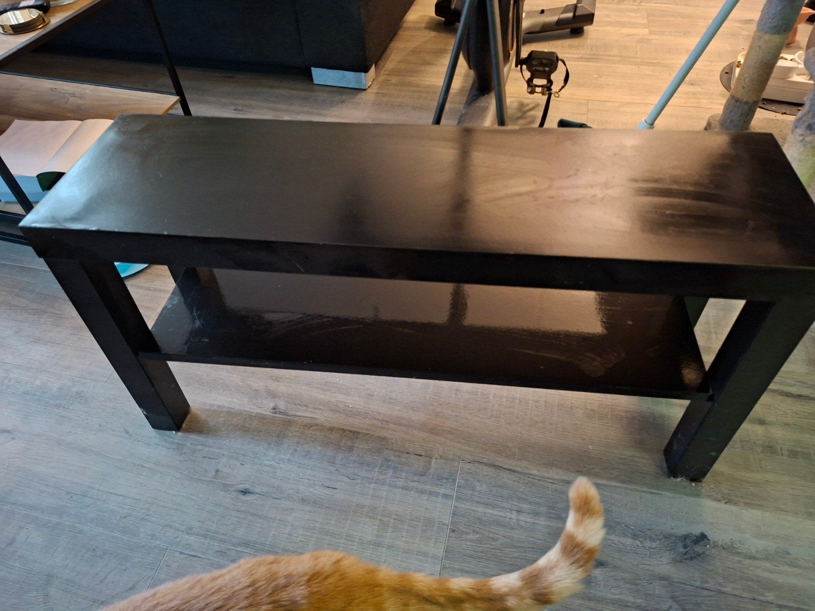 tv meubel ikea, Ophalen, Gebruikt, 25 tot 50 cm, Rechthoekig