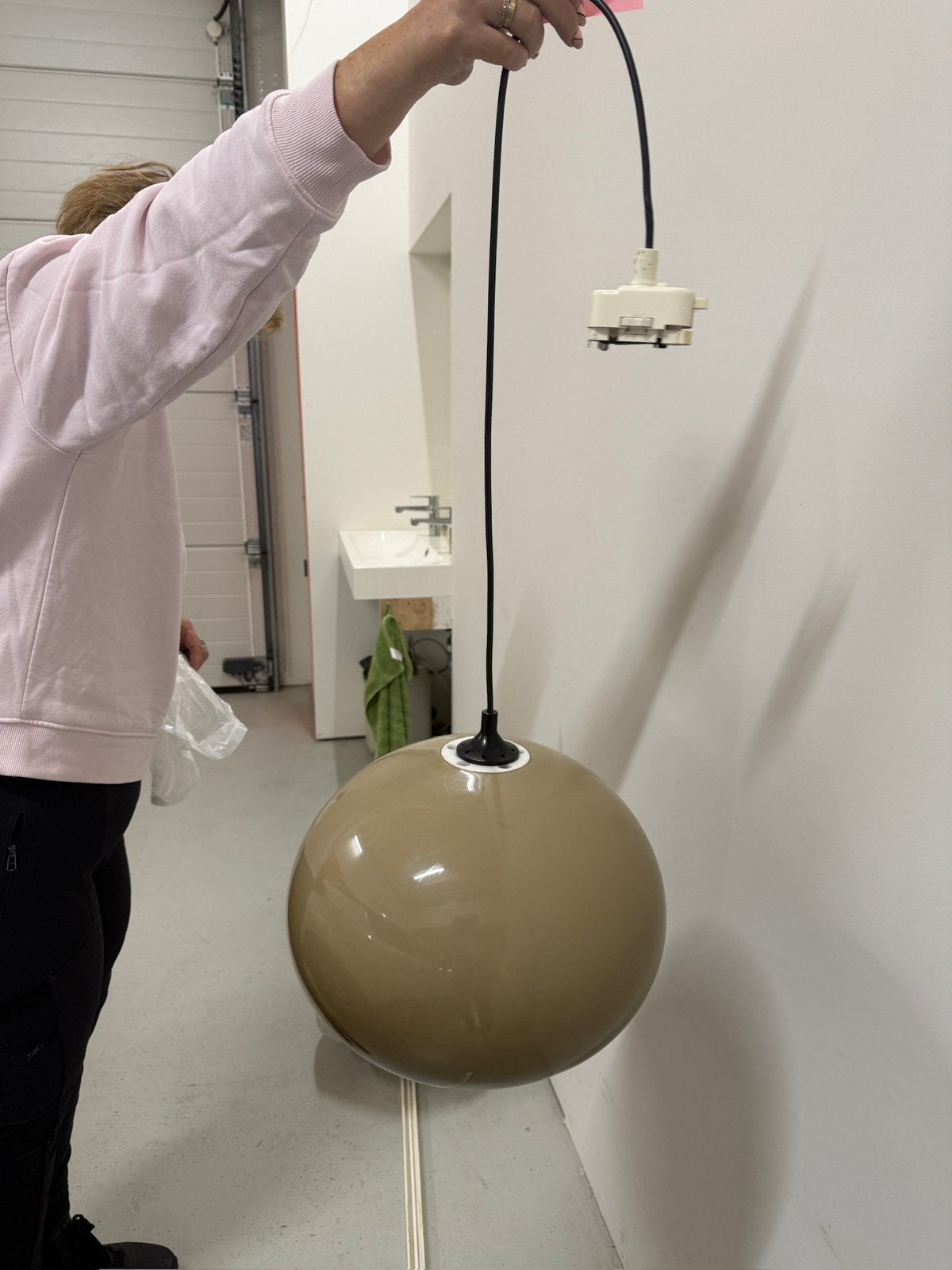 Mushroom hanglamp jaren ‘70 vintage Space Age, Ophalen of Verzenden, Zo goed als nieuw