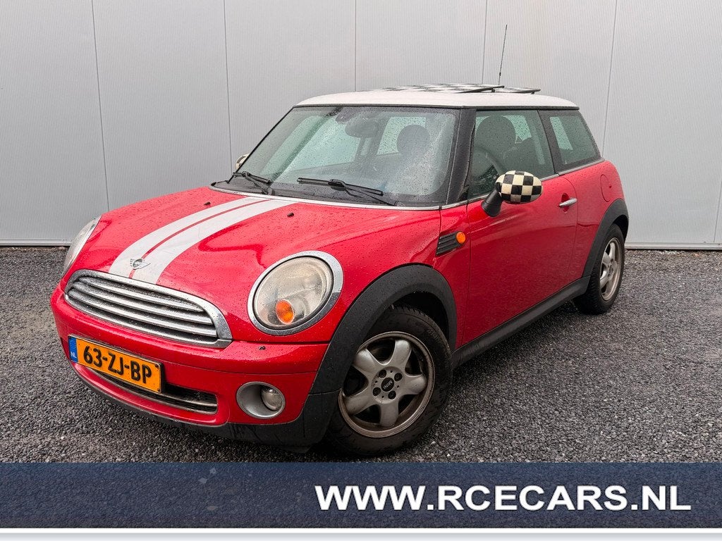 Mini 3-Deurs 1.6 Cooper Panorama/Opendak Trekhaak, Voorwielaandrijving, Stof, Gebruikt, 4 cilinders