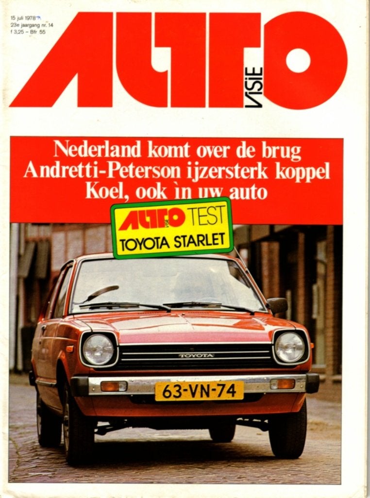 Autovisie test Toyota Starlet Juli 1978, Ophalen of Verzenden, Gelezen, Toyota