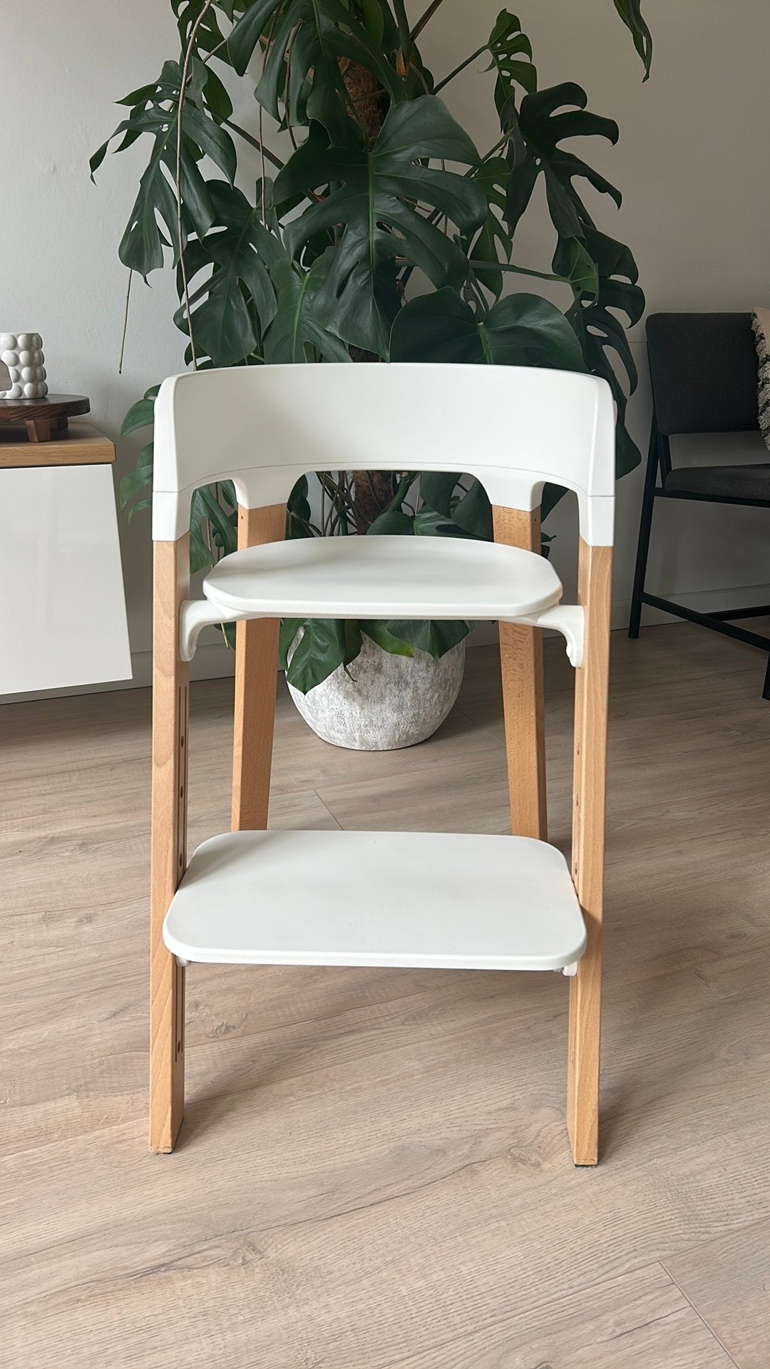 Stokke Steps meegroei stoel, Ophalen, Zo goed als nieuw, Meegroeistoel