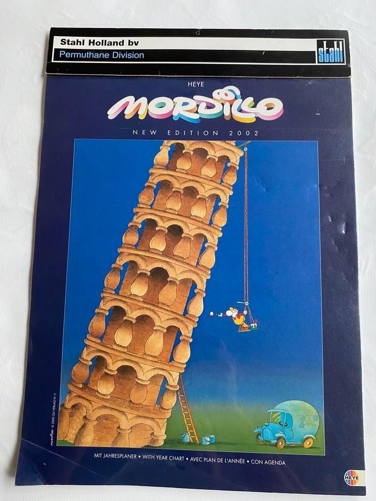 Mordillo kalender 2002 , compleet, Ophalen of Verzenden, Maandkalender, Zo goed als nieuw