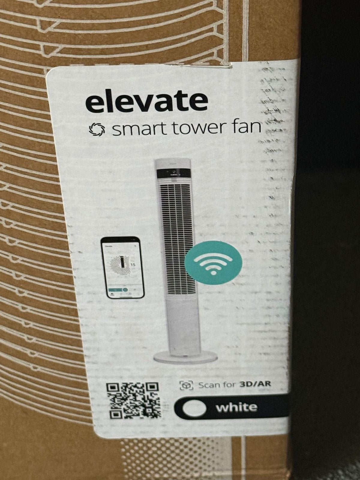 Duux elevate smart torenventilator, Ophalen of Verzenden, Ventilator met afstandsbediening, Nieuw, Torenventilator